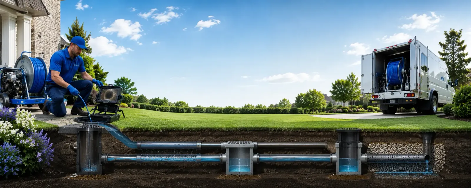 Outdoor drain cleaning information for Fort Monmouth, NJ